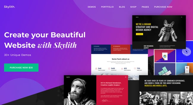 photography website templates, Skylith