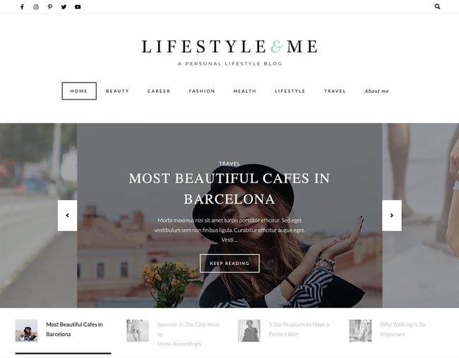 best wordpress fashion themes, pepper+