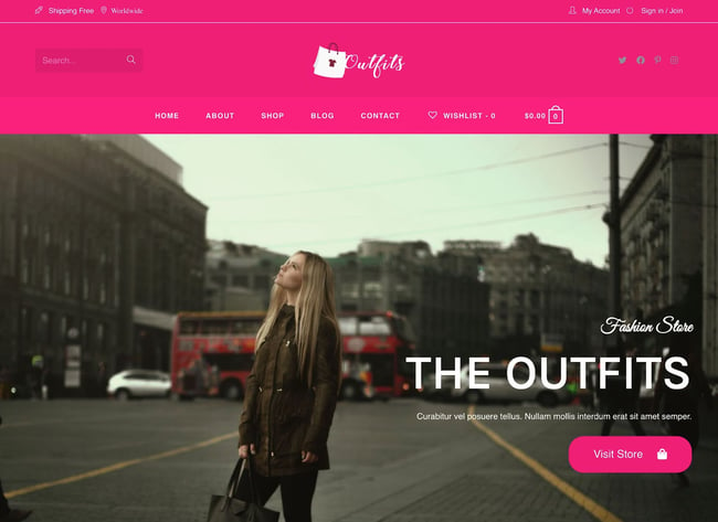 wordpress fashion themes free, oceanwp