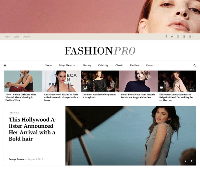 best wordpress fashion themes, magplus