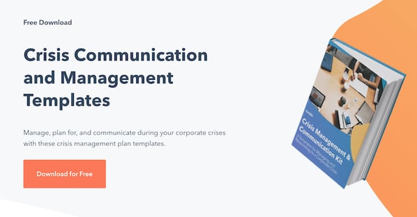 HubSpot social media crisis management plan template free resource