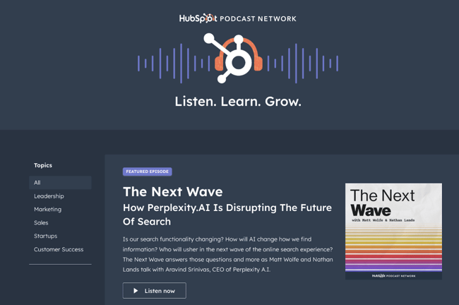 HubSpot Podcast Network