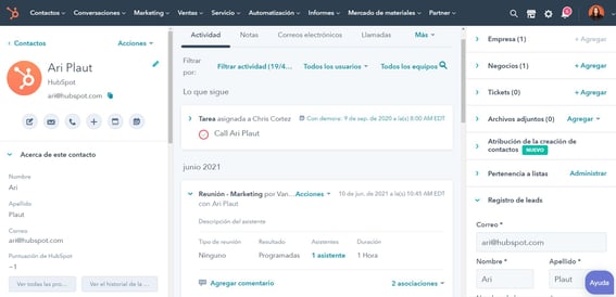 Software de agenda de citas con CRM