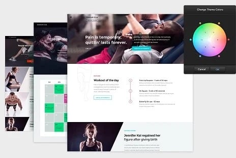 In Shape Fitness WordPress theme