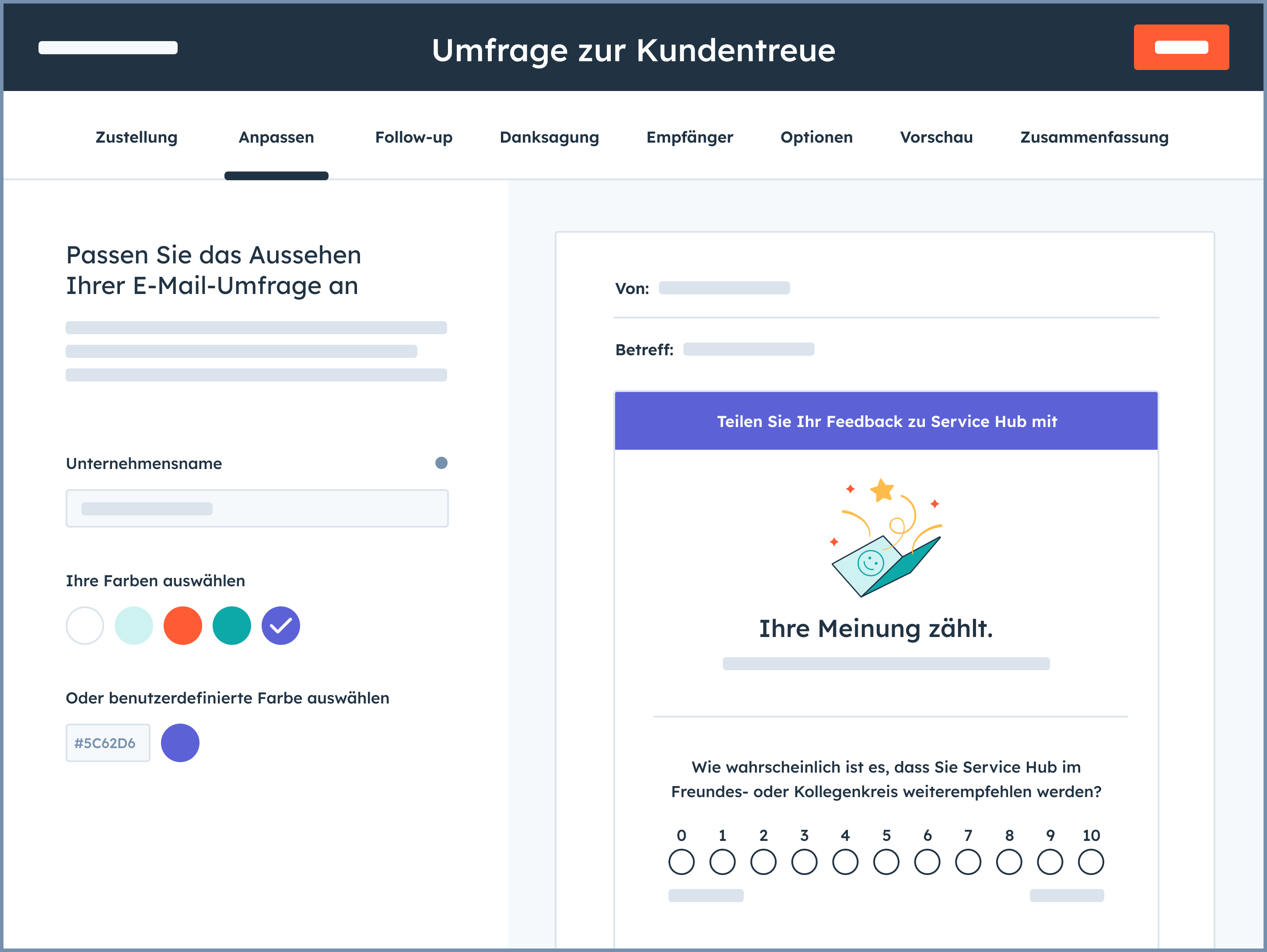 ServiceHub-Customer-feedback-surveys-DE