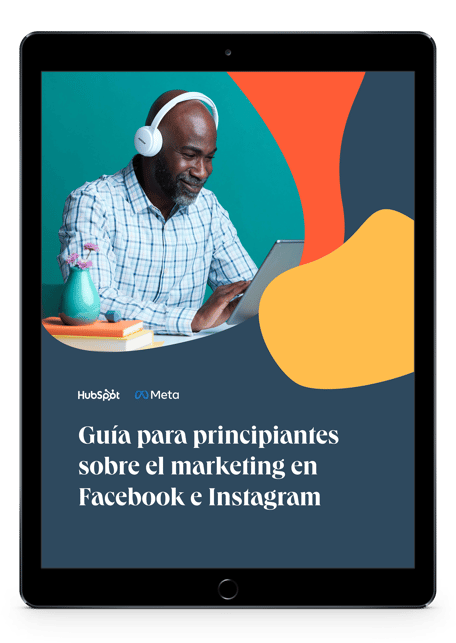 Portada de la guía para principiantes sobre marketing en Facebook e Instagram