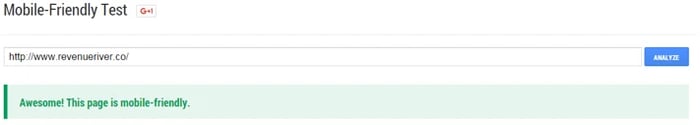 Mobile-friendly website testing tool from Google