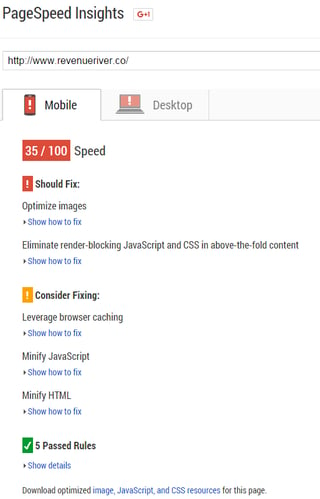 PageSpeed Insights from Google