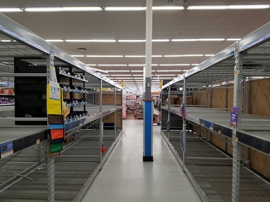 Rupture de stock en grande surface