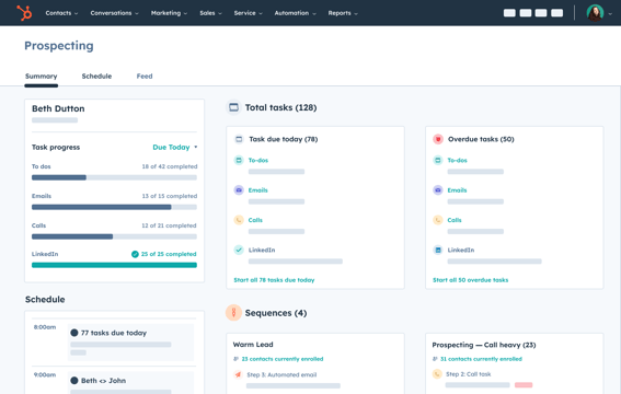 Sales Hub Prospecting Summary-2