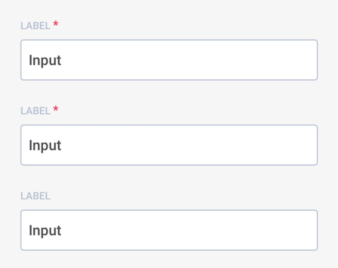 required vs optional form fields