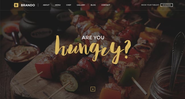 creative wordpress themes: Brando