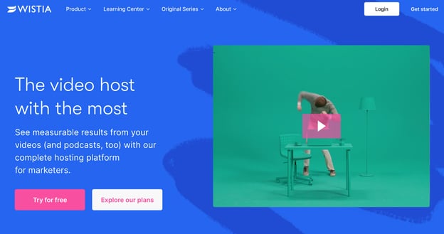 background videos in web design by wistia