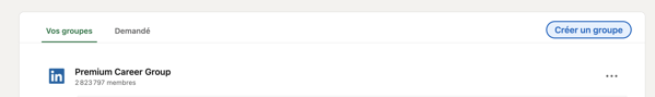 Etape 2 création groupe LinkedIn
