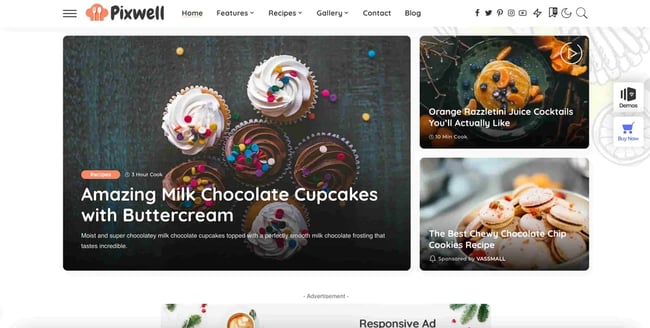 Pixwell best wordpress themes for adsense 