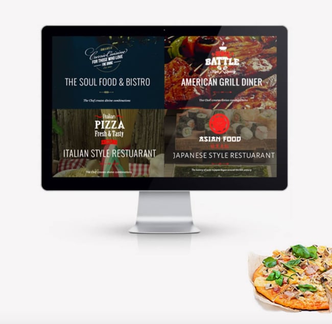 restaurant website templates: elixir 