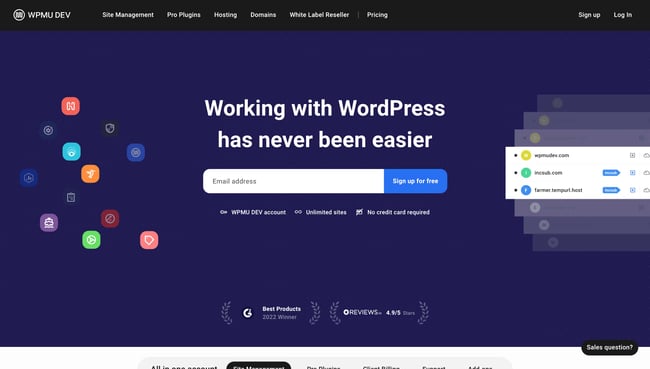 best wordpress hosting provider WPMU DEV 