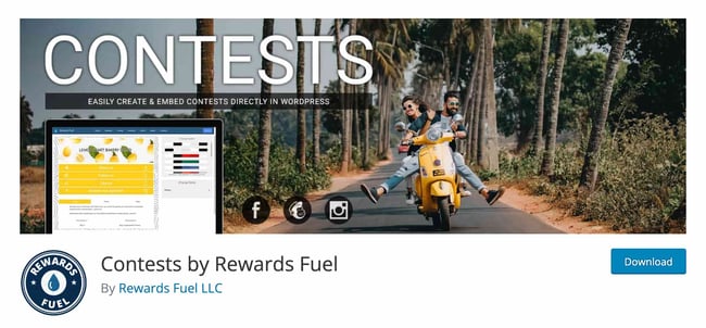 contests from rewards fuel contest plugin wordpress 