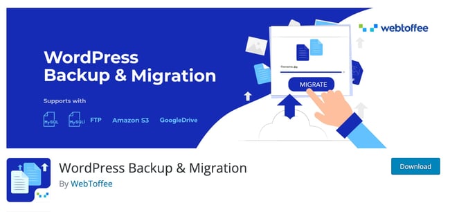 wordpress migration plugin options: wordpress backup and migration by webtoffee wordpress directory 