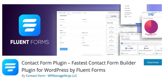 stripe plugin wordpress fluent forms homepage on wordpress directory