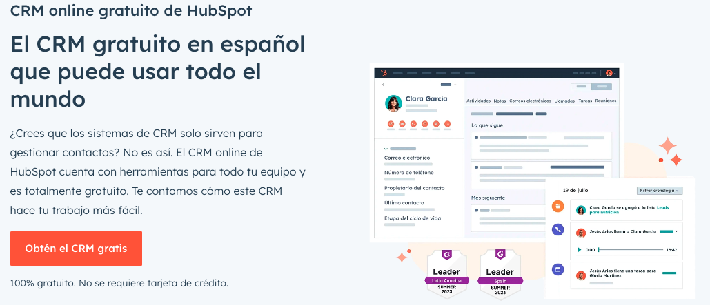 CRM HubSpot Gratis