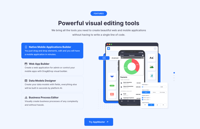 Best WYSIWYG editor: AppMaster