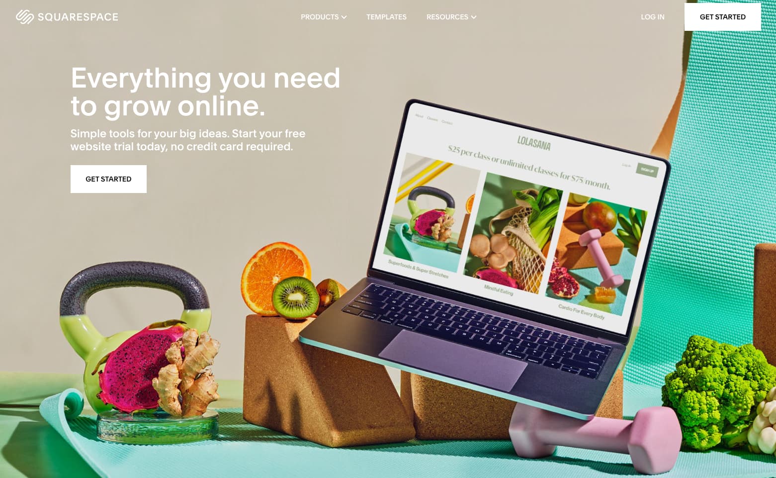 Squarespace web platform