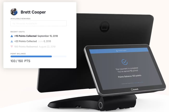 best pos loyalty program software: Toast 