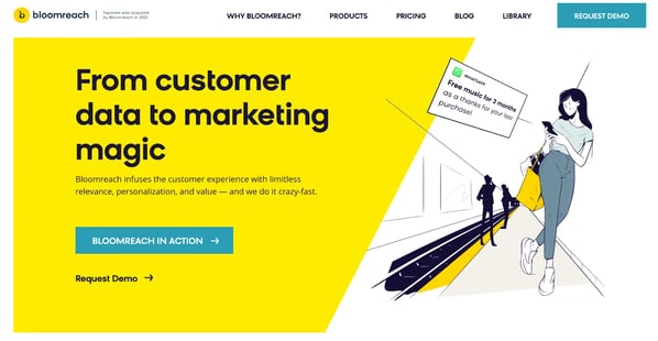 best customer data platform example, Bloomreach