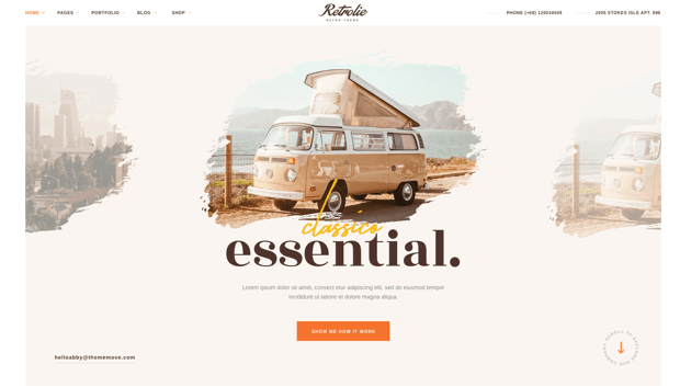 Best Vintage WordPress Themes: Vintage Retrolie