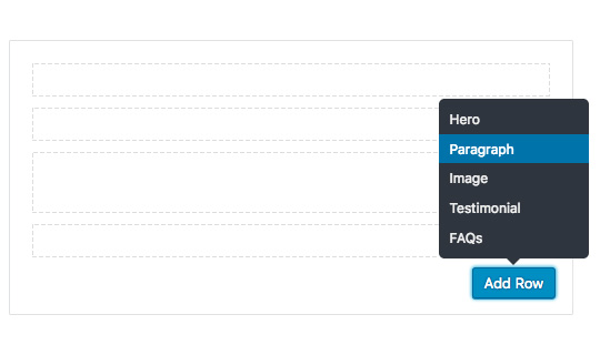 Advanced custom fields pro: flexible content field