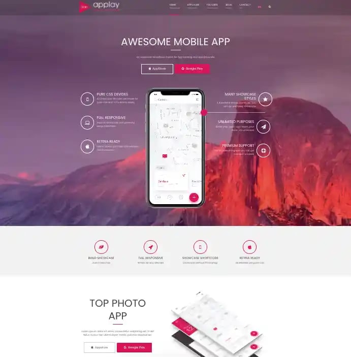 Applay-wordpress-theme-for mobile apps