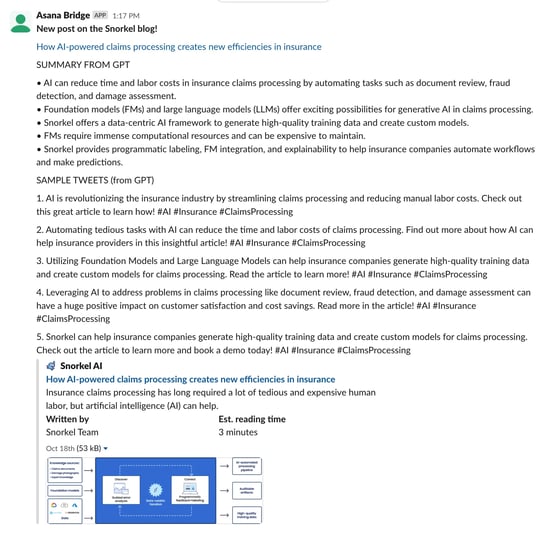 use genAI to expand internal content distribution capacity