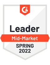 Badge G2 Leader pour les moyennes entreprises