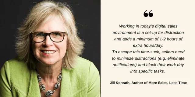 Life in Sales quote: Jill Konrath