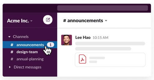 Slack notifications