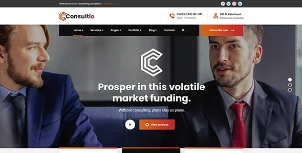 Consulting WordPress Theme Consultio