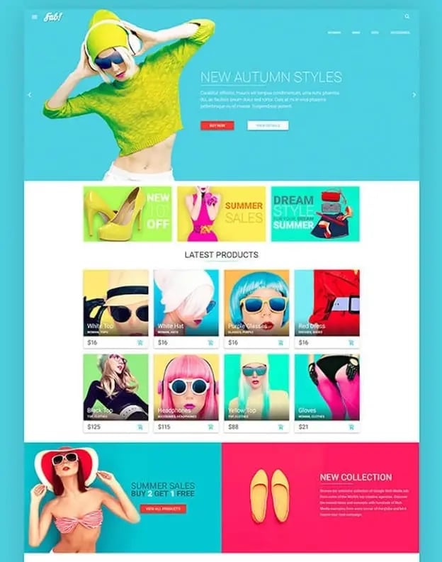 best material design wordpress theme: fab!