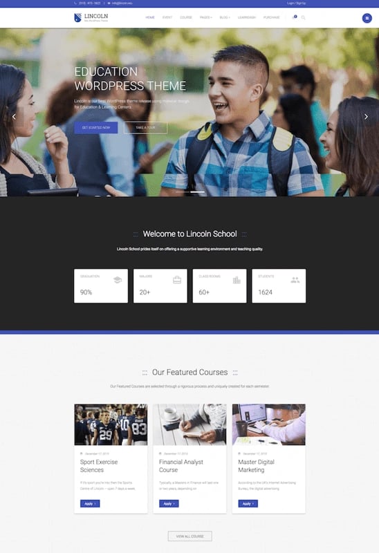 Lincoln WordPress Theme