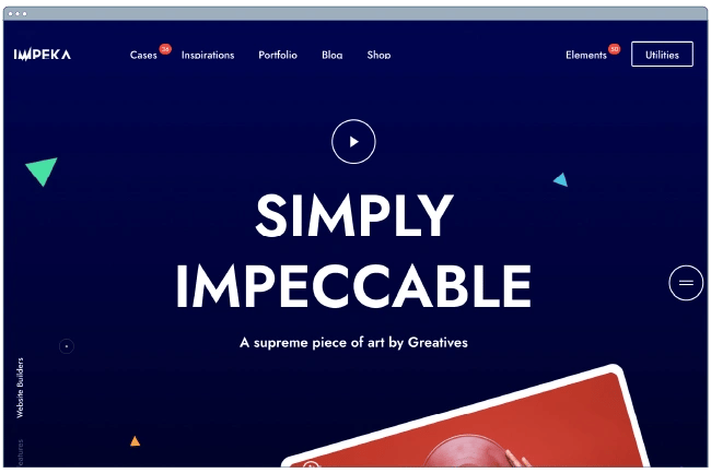 one page website template: impeka