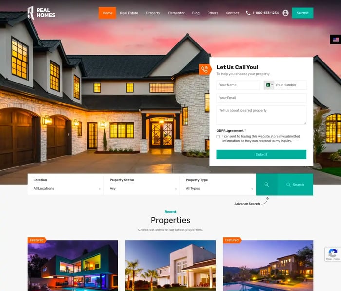 Real Homes Real Estate WordPress themes