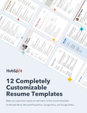 12 customizable resumes templates free download