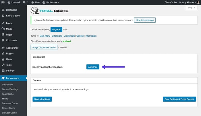 W3 Total Cache WordPress designer plugin