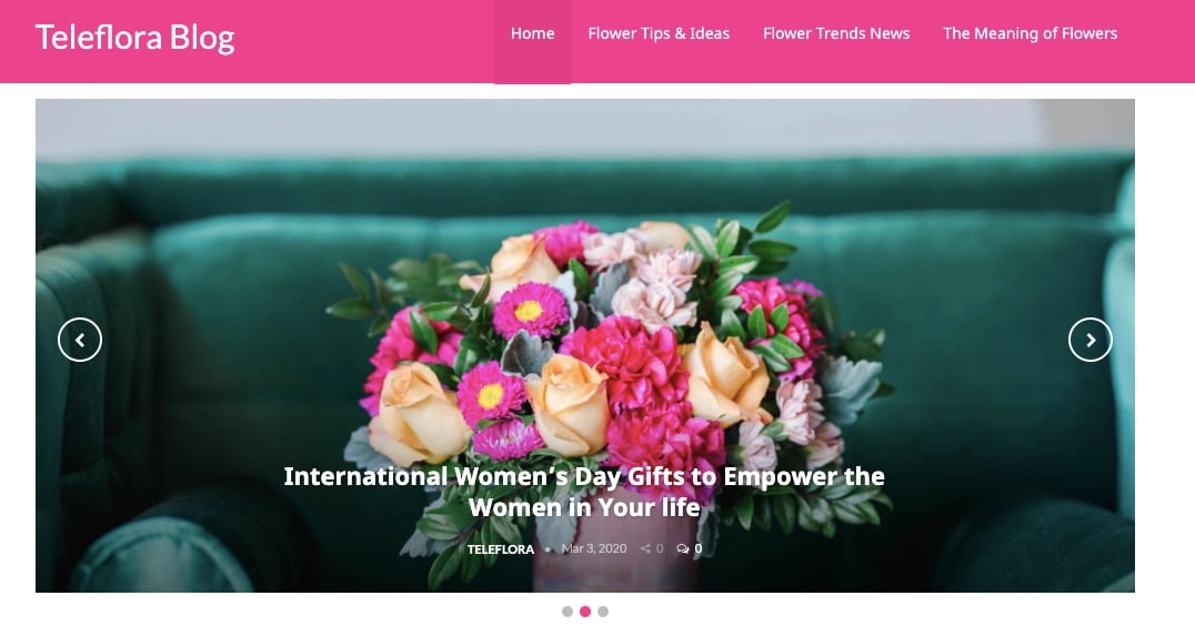 Teleflora Blog Homepage