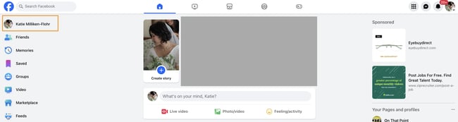 facebook timeline, profile