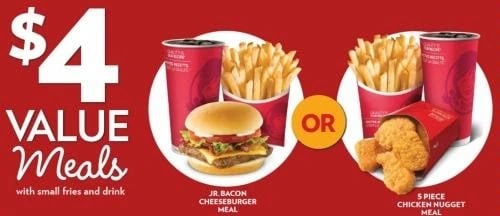 bundle pricing example wendy's