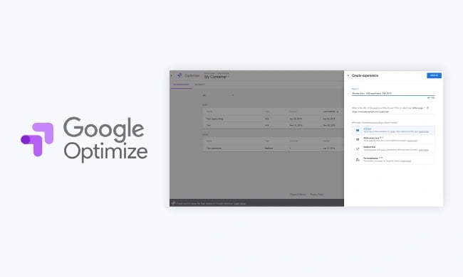 Content Marketing Tools: Google Optimize