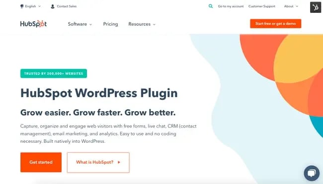 HubSpot WordPress plugin