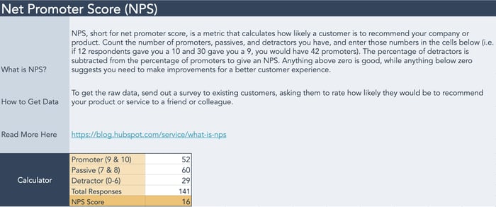 net promoter score calculator