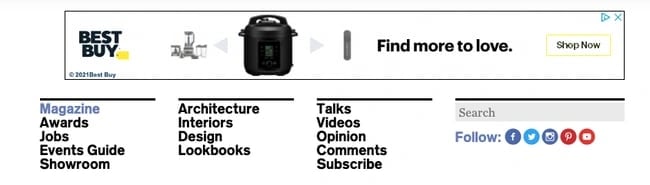 Advertisement customer touchpoint example